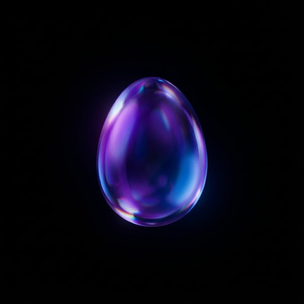 Cosmic Glass Egg